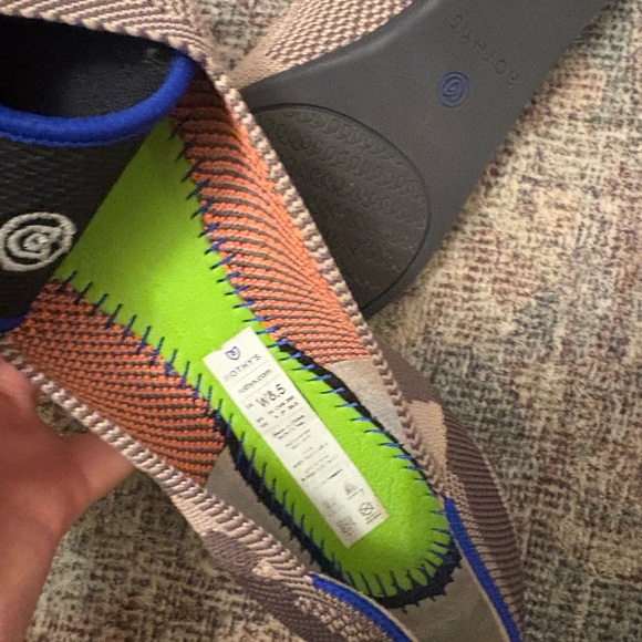 Rothy's The Point Beige Camouflage Flats size 8.5 - Picture 2 of 2